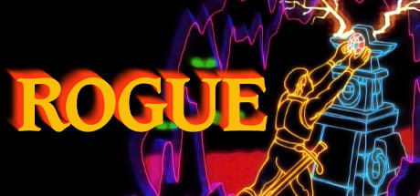 Cover art for "Rogue," recognized as Game of the Year, showcasing vibrant graphics and the game's title prominently displayed.