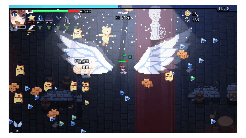 HoloCure Save the Fans logo, a free-to-play bullet hell game inspired by Hololive vtubers