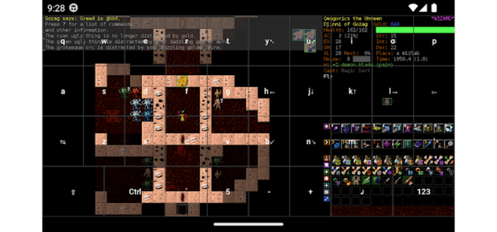 Dungeon Crawl Stone Soup free roguelike gameplay showing tile-based dungeon combat - best free traditional roguelike honorable mention with 117 Reddit votes