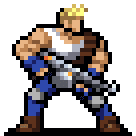 Bill Rizer character sprite in Vampire Survivors