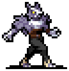 Blue Crescent Moon Cornell character sprite in Vampire Survivors