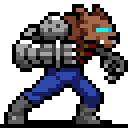 Brad Fang character sprite in Vampire Survivors