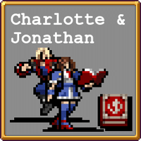 Charlotte & Jonathan character sprite in Vampire Survivors