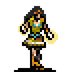 Christine Davain character sprite in Vampire Survivors