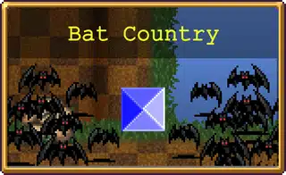 Bat Country stage preview showing the Sonic Green Hill Zone homage