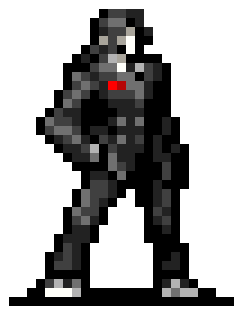 Genya Arikado character sprite in Vampire Survivors