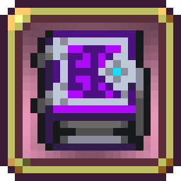 Grim Grimoire relic icon from Vampire Survivors