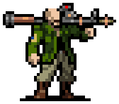 Hammer character sprite in Vampire Survivors
