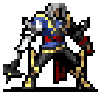 Hector character sprite in Vampire Survivors