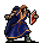 Iguana Gallo Valletto character sprite in Vampire Survivors