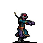 Jiangshi character sprite in Vampire Survivors