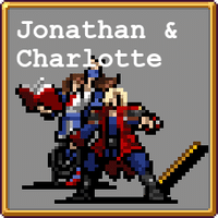 Jonathan & Charlotte character sprite in Vampire Survivors
