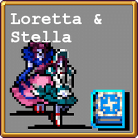 Loretta & Stella Lecarde character sprite in Vampire Survivors