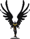 Malphas character sprite in Vampire Survivors