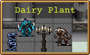 Dairy Plant stage preview from Vampire Survivors