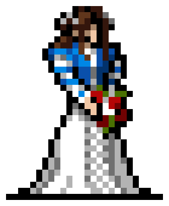 Sara Trantoul character sprite in Vampire Survivors