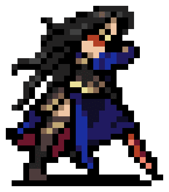 Shanoa character sprite in Vampire Survivors