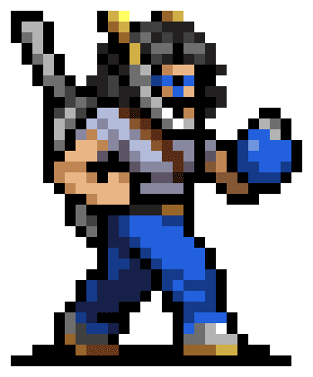 Simondo Belmont character sprite in Vampire Survivors