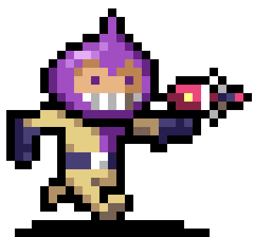 Space Dude character sprite in Vampire Survivors