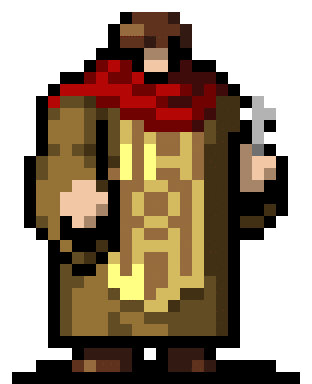Vincent Dorin character sprite in Vampire Survivors