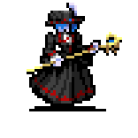 Witch Actrise character sprite in Vampire Survivors