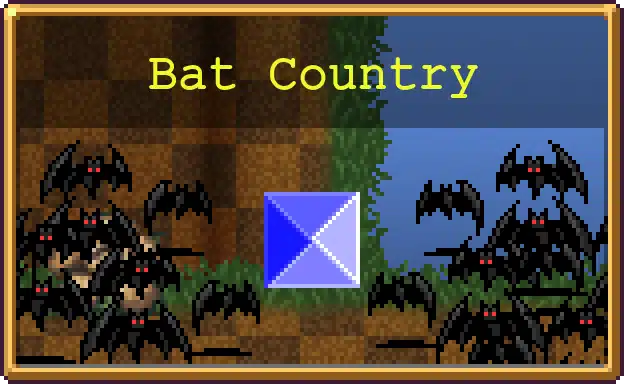 Bat Country stage icon, the fourth challenge stage in Vampire Survivors