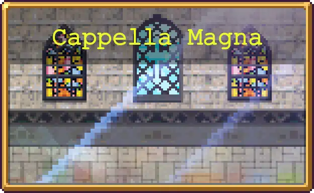 Cappella Magna stage icon, the fifth base game stage in Vampire Survivors