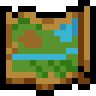 Lake Foscari Map relic icon, a Tides of the Foscari DLC pickup in Vampire Survivors