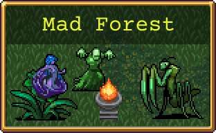 Mad Forest stage icon, the first stage in Vampire Survivors