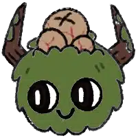 Amdusias, the lunging bagworm and first mini-boss of Darkwood