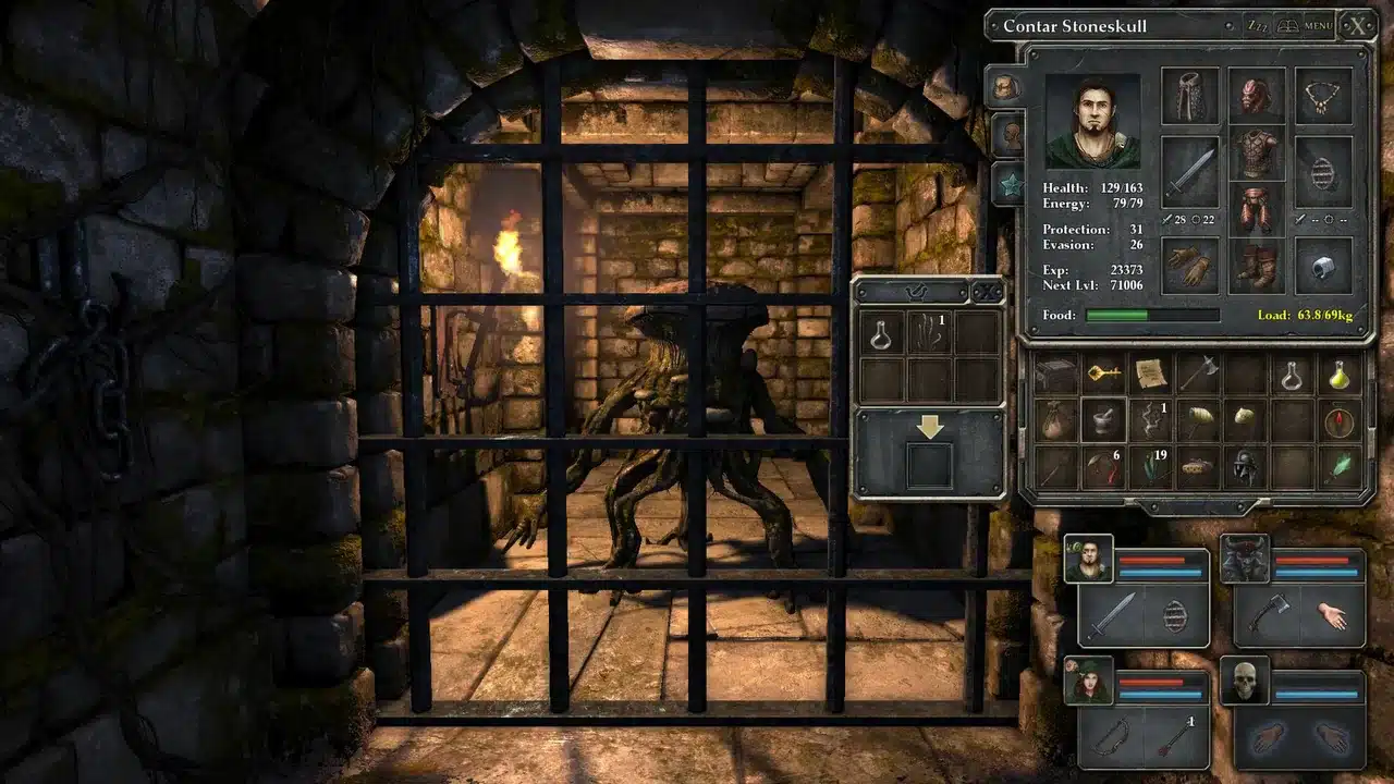 Legend of Grimrock gameplay screenshot