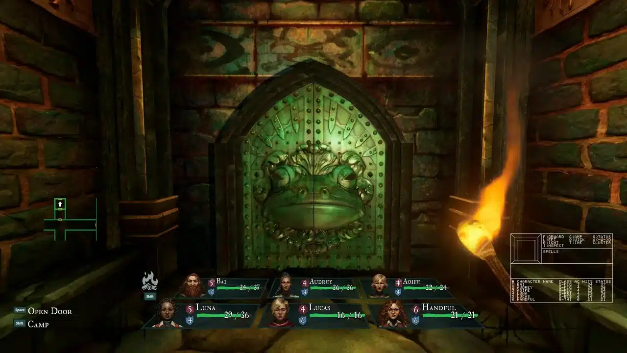 Wizardry gameplay screenshot