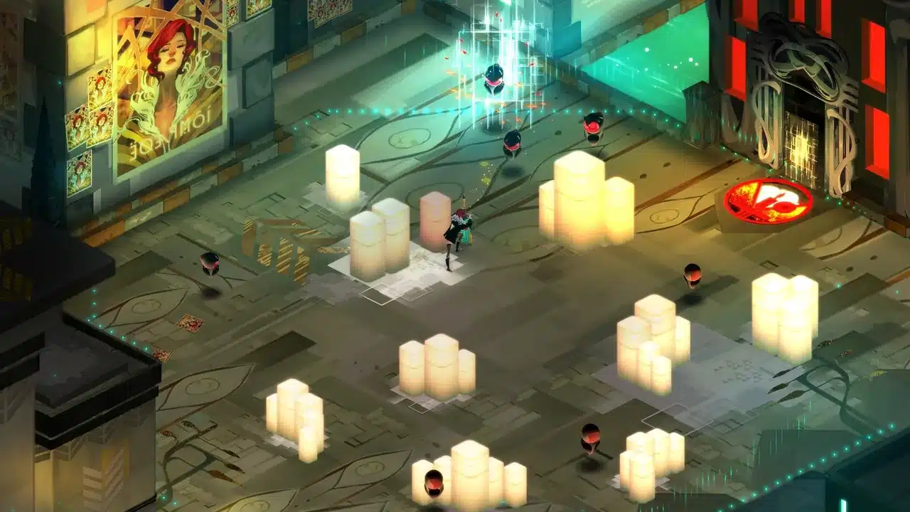Transistor gameplay screenshot