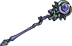 Witch's Staff, the starting Nocturnal Arm in Hades 2